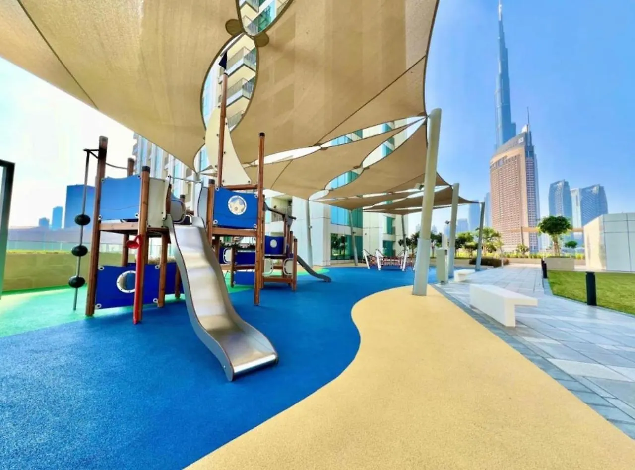 公寓 Seraya Residence 9 - 4Bdr - Skyline And Burj View - 3 Balconies 迪拜 阿拉伯联合酋长国