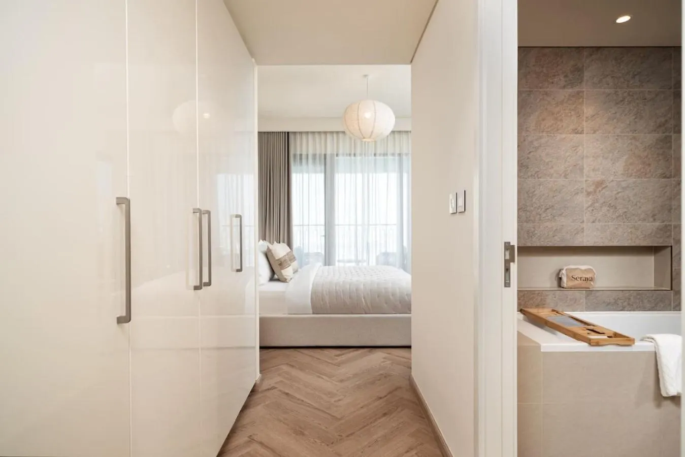 شقة Seraya Residence 9 - 4Bdr - Skyline And Burj View - 3 Balconies دبي الإمارات العربية المتحدة